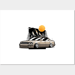 Brown LS400 JDM Posters and Art